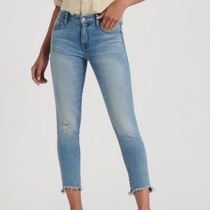 Lucky Brand Ava Crop Mid Rise Jeans